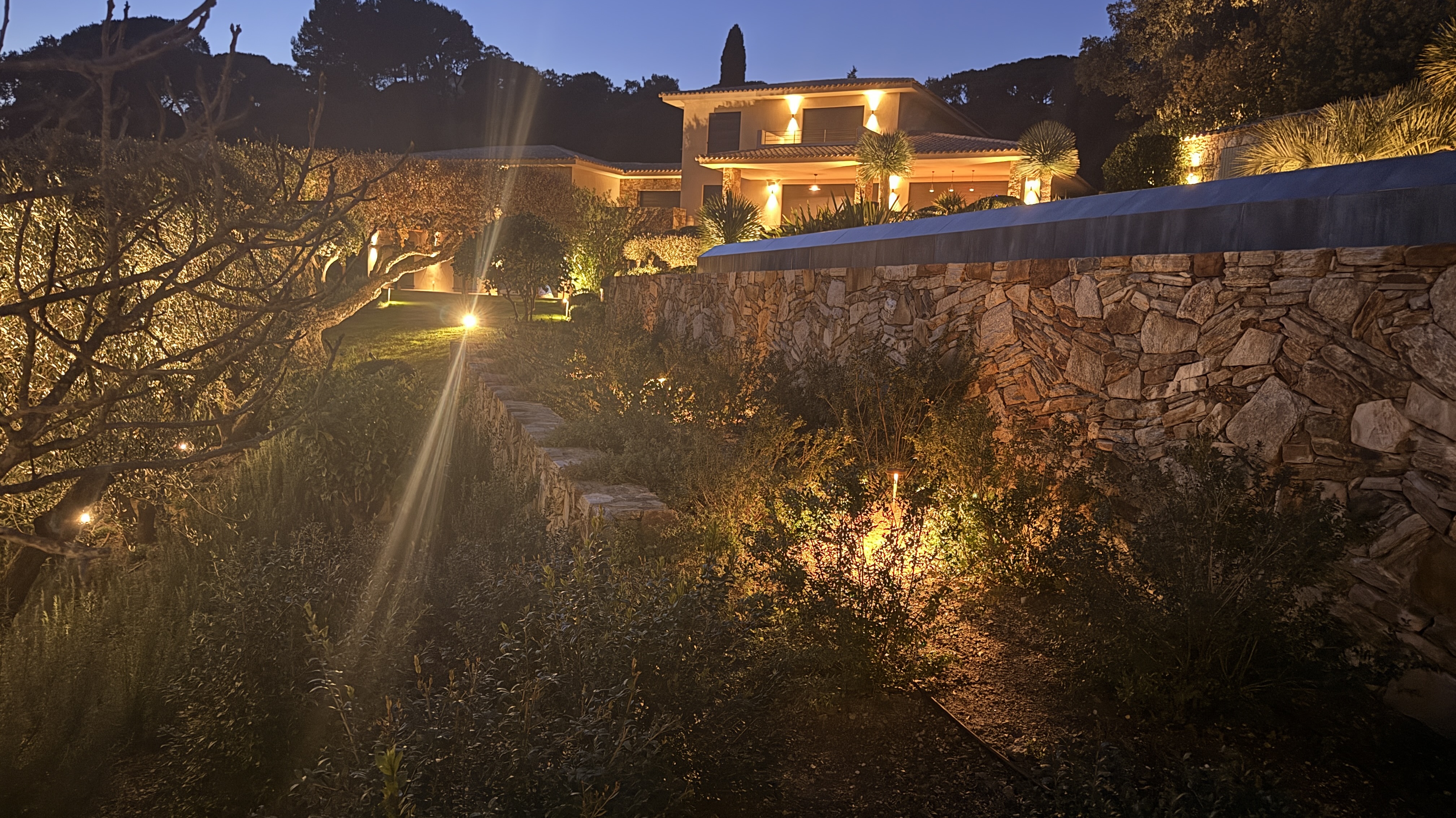 Eclairage exterieur La Croix-Valmer